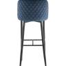 Стул барный Оскар велюр сине-зеленый