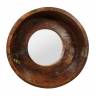 Зеркало Secret De Maison PLATE ( mod. FS-2154) дерево манго, Dia 53, Г 12 cm, коричневый коричневый дерево манго