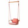 Качели плетеные Lisa Swing терракотовый, оранжевый 730х650х1750 мм