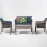 Подушка для дивана Net Bench деним 535х1055х70 мм