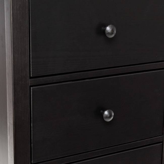 Leset Комод "Мира-5" (Комод 05) Чёрный Leset Комод "Мира-5" (Комод 05) Чёрный