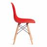 Стул CINDY (EAMES) (mod. 1801) дерево бук/металл/сиденье пластик, 45x51x82 см, Red (красный) (Комплект из 4 шт.) красный