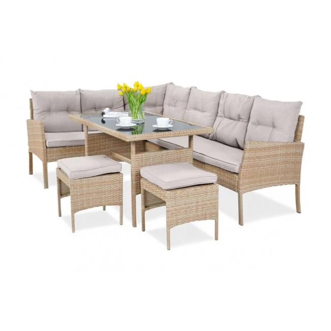 Комплект плетеной мебели AFM-107B Beige (3 кор.)