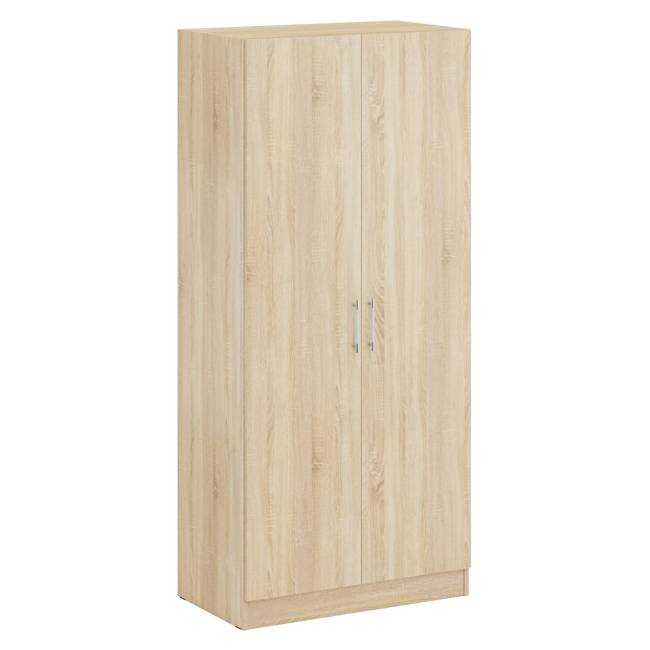 Кровать односпальная 900 со шкафом для одежды 2-х створчатым Стандарт цвет дуб сонома