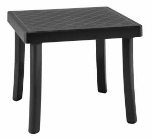 Столик пластиковый для лежака Rodi антрацит 460х460х400 мм