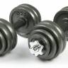 Набор металлических гантелей в чемодане "ATLAS SPORT", 30 кг