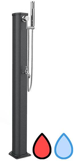 Душ уличный для ног Jolly Go JG 185 антрацит 200х185х1150 мм