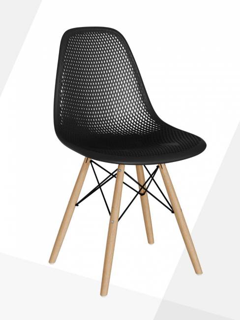 Стул Eames ажурный черный