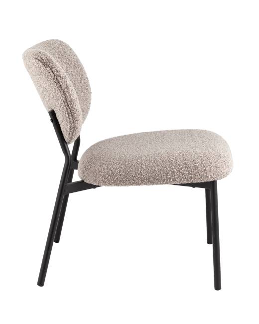 Кресло лаунж Jamie серый