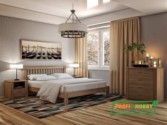 Кровать Rino 1600 х 2000 ясень, серый гранит