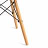 Стул CINDY (EAMES) (mod. 1801) дерево бук/металл/сиденье пластик, 45x51x82 см, Beige (Бежевый)  (Комплект из 4 шт.) Beige (Бежевый) дерево бук/металл/сиденье пластик