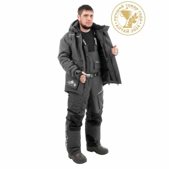 Костюм зимний SHEREGESH 15/15 К, цв. графит р.2XL (T-KSSH-2XL-54/176-GR) Helios (0)