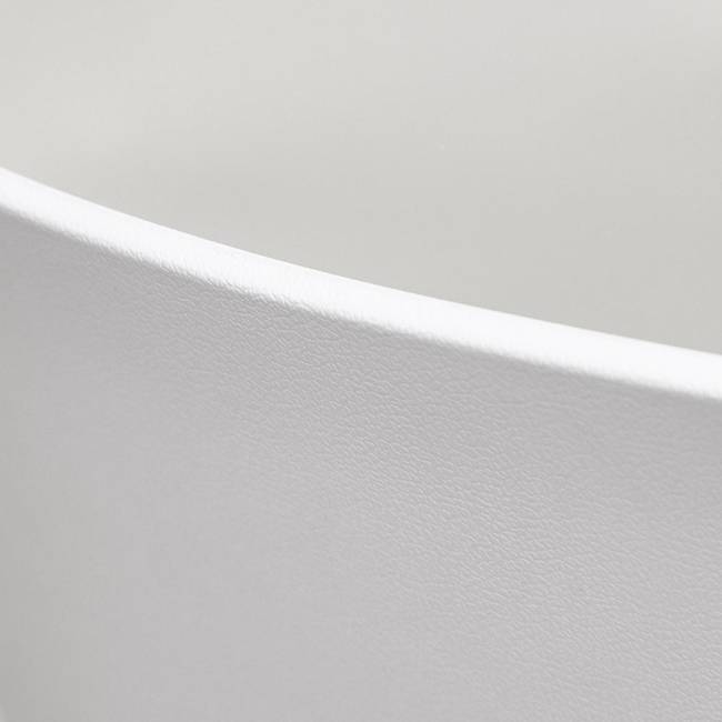 Стул Джениус/Genius (мод. 75) (1шт.в упаковке) пластик/металл, 46x56x84cм, белый/опоры черные белый металл/пластик