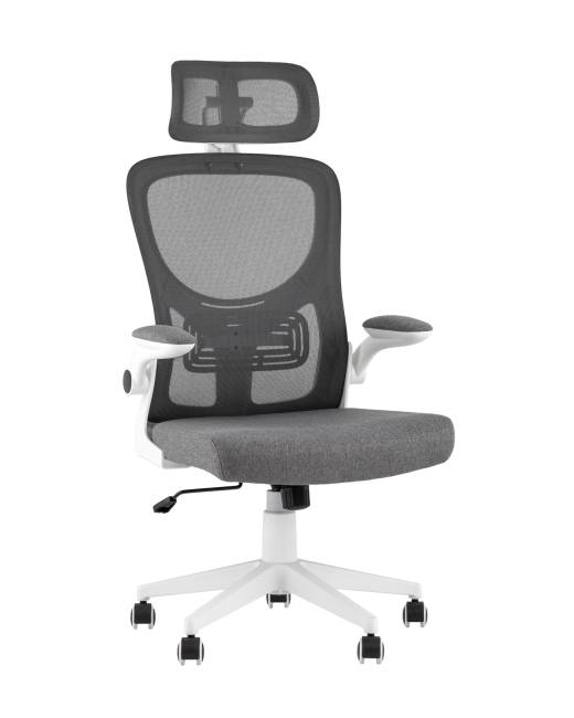 Кресло офисное TopChairs Airone серый ткань Кресло офисное TopChairs Airone серый ткань