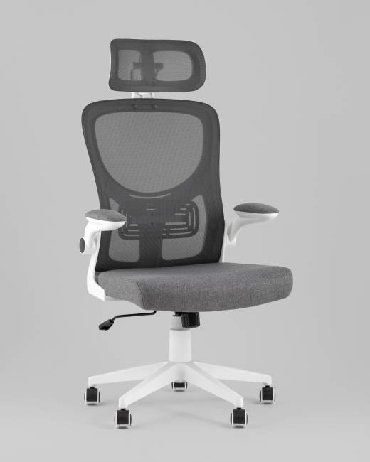 Кресло офисное TopChairs Airone серый ткань Кресло офисное TopChairs Airone серый ткань