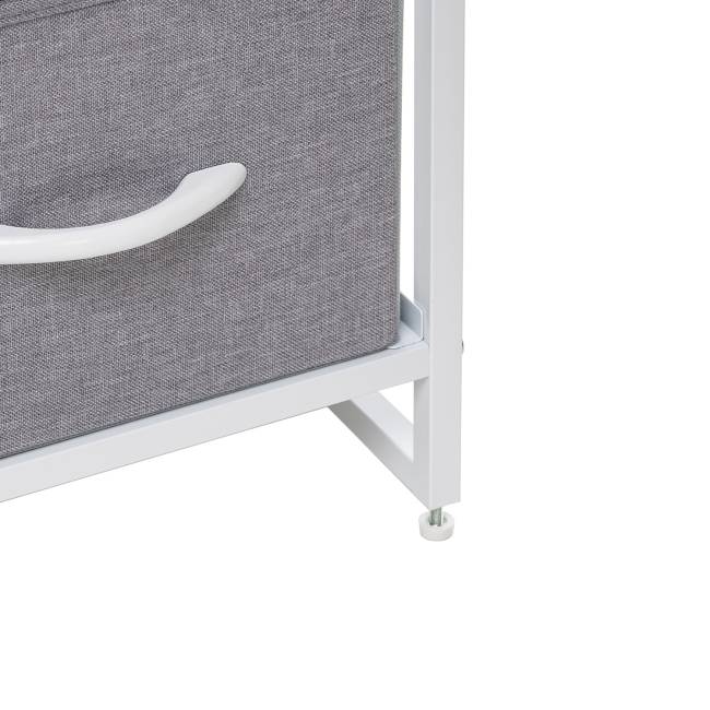 Комод Leset Ноа широкий, Каркас Белый, Светло-серый Белый Светло-серый Комод Leset Ноа широкий, Каркас Белый, Светло-серый Белый Светло-серый