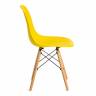 Стул CINDY (EAMES) (mod. 001) дерево бук/металл/сиденье пластик, 51x46x82см, желтый/yellow (Комплект из 4 шт.) желтый/yellow дерево бук/металл/сиденье пластик