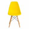 Стул CINDY (EAMES) (mod. 001) дерево бук/металл/сиденье пластик, 51x46x82см, желтый/yellow (Комплект из 4 шт.) желтый/yellow дерево бук/металл/сиденье пластик