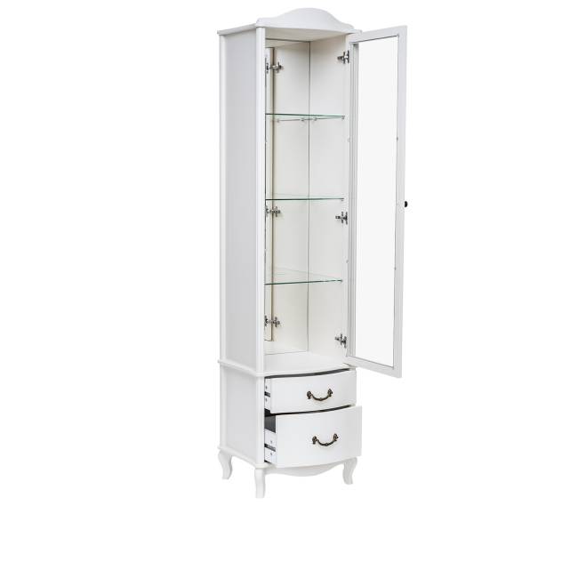 Шкаф-витрина Leset "Джульетта" Молочный дуб