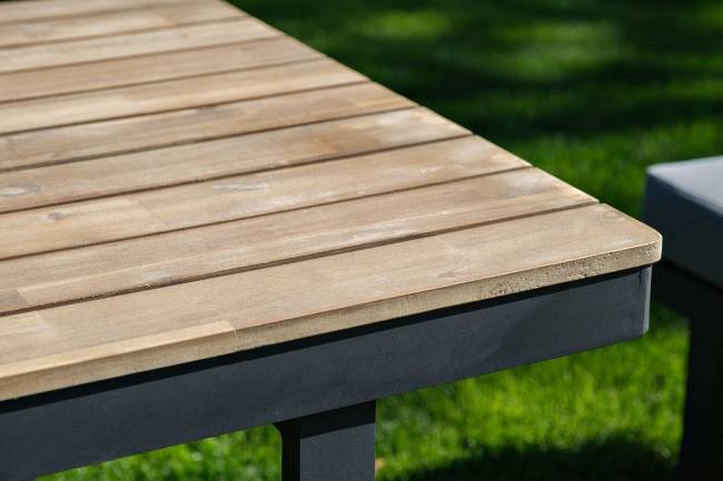 Набор для лаунж зоны из алюминия TOPA с обеденным столом