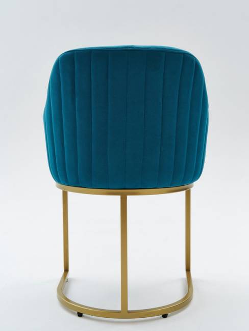 Стул Amely Denim / Gold 2