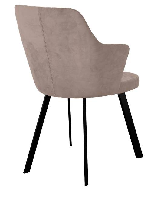 Стул DikLine 245 поворотный, К4 капучино, ножки черные Стул DikLine 245 поворотный, К4 капучино, ножки черные