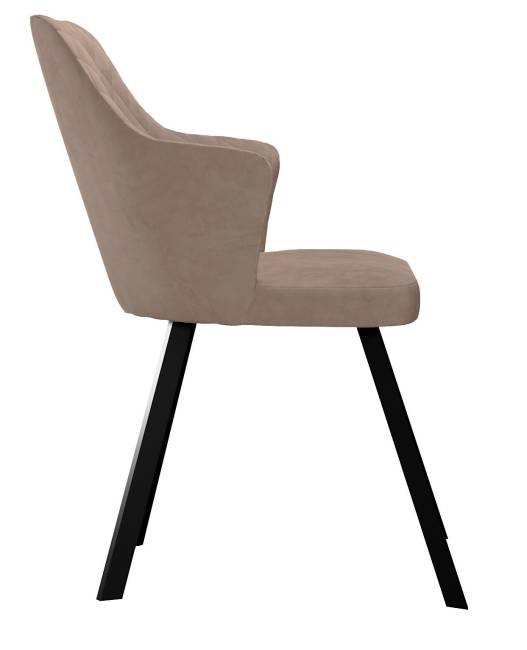 Стул DikLine 245 поворотный, К4 капучино, ножки черные Стул DikLine 245 поворотный, К4 капучино, ножки черные