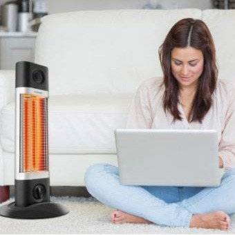 Напольный портативный карбоновый инфракрасный обогреватель Veito CH1200 LT, black Напольный портативный карбоновый инфракрасный обогреватель Veito CH1200 LT, black