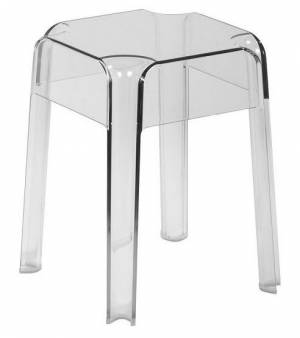 Табурет прозрачный Rubik прозрачный 370х370х450 мм