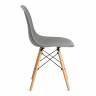 Стул CINDY (EAMES) (mod. 001) дерево бук/металл/сиденье пластик, 51x46x82см, серый/grey (Комплект из 4 шт.) серый/grey дерево бук/металл/сиденье пластик