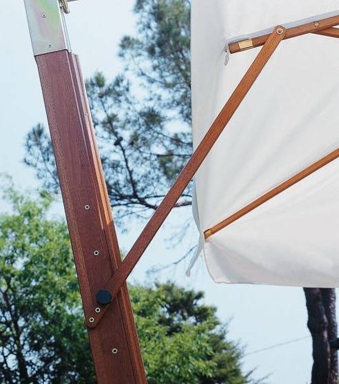 Зонт профессиональный 3х3 м Palladio Braccio имитация ироко, слоновая кость 3000х3000 мм Зонт профессиональный 3х3 м Palladio Braccio имитация ироко, слоновая кость 3000х3000 мм