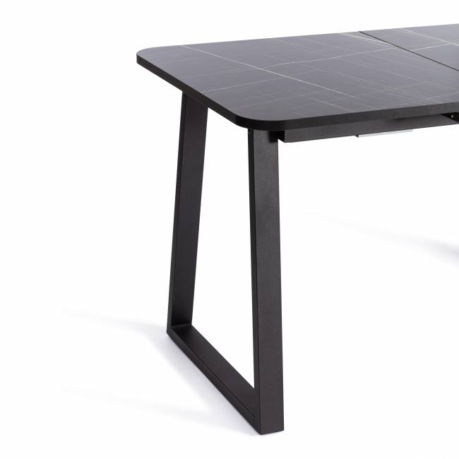 Стол MALTIDO ЛДСП/HPL/металл, 130 х 75+30 х 75 см, Мрамор чёрный/чёрный Мрамор чёрный/чёрный ЛДСП/HPL/металл Стол MALTIDO ЛДСП/HPL/металл, 130 х 75+30 х 75 см, Мрамор чёрный/чёрный Мрамор чёрный/чёрный ЛДСП/HPL/металл