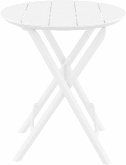 Стол пластиковый складной Helen Folding Table 60 белый 600х740 мм