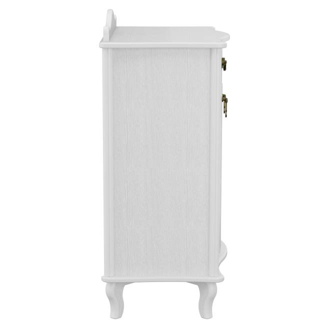 Комод Джульетта с распашными дверцами, молочный дуб Л