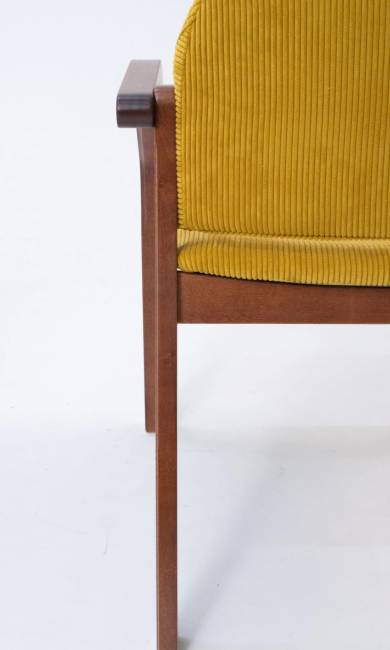 Стул-кресло Джуно 2.0 орех/жёлтый