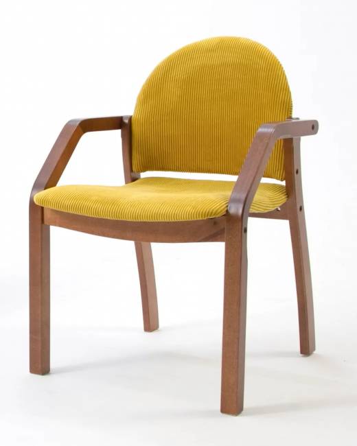 Стул-кресло Джуно 2.0 орех/жёлтый