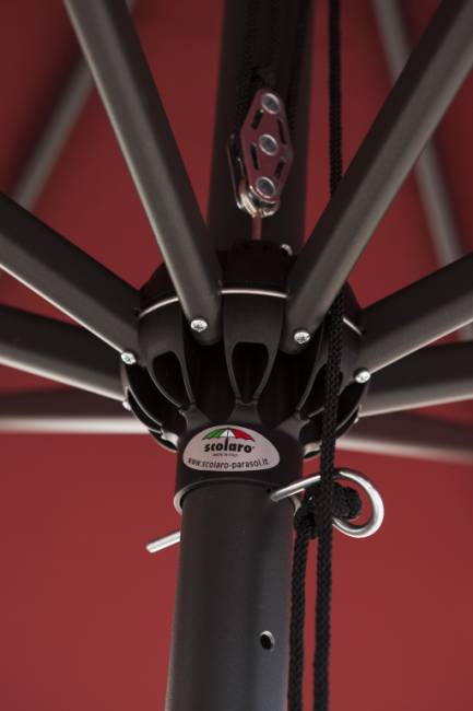 Зонт профессиональный 3х3 м Napoli Standard антрацит, слоновая кость 3000х3000 мм